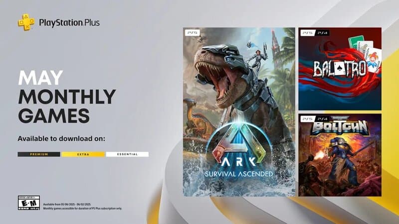 PlayStation Plus confirme les jeux mensuels pour mai 2025