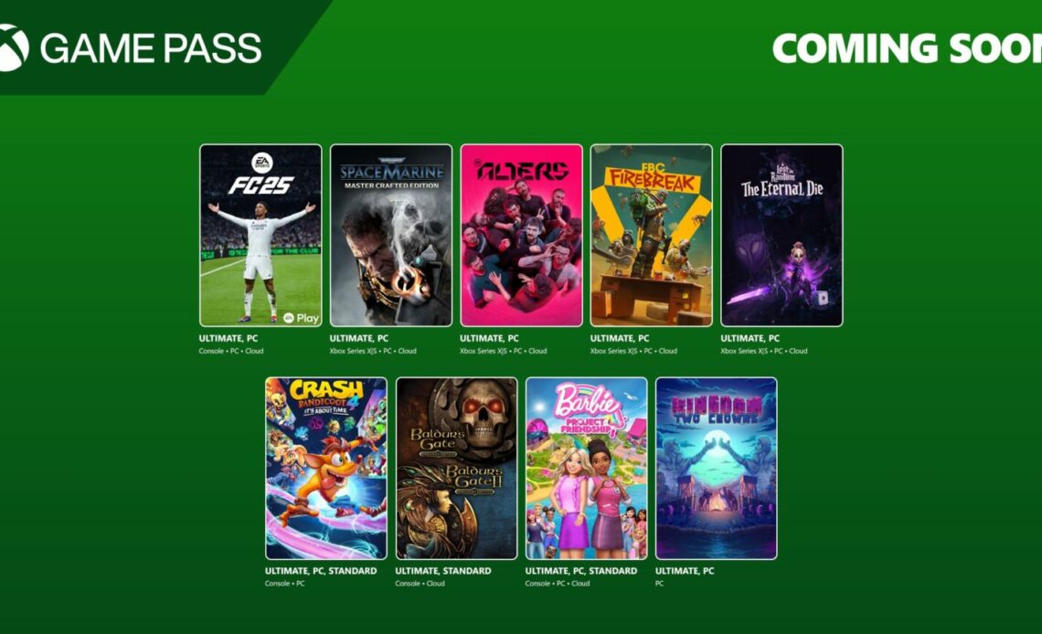 Xbox Game Pass June Wave 1 Games confirmé