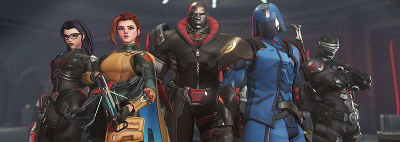 Les héros d'Overwatch 2 deviennent vraiment américains avec Gi Joe Crossover