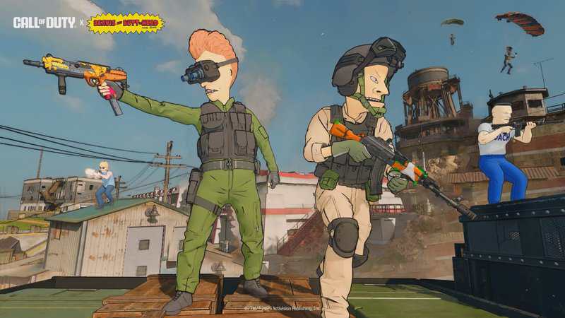 Beavis et Buthead viennent en quelque sorte à côté de Call of Duty
