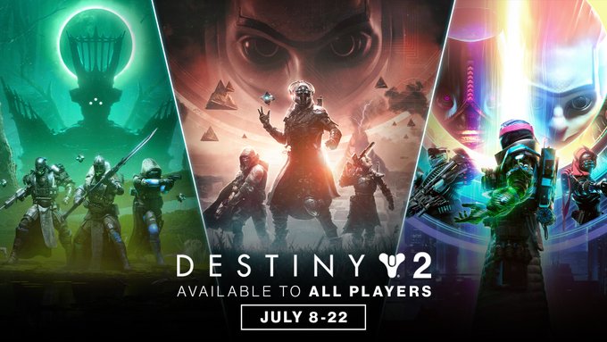 Destiny 2 et tout son DLC est temporairement libre de se construire jusqu'au bord du destin