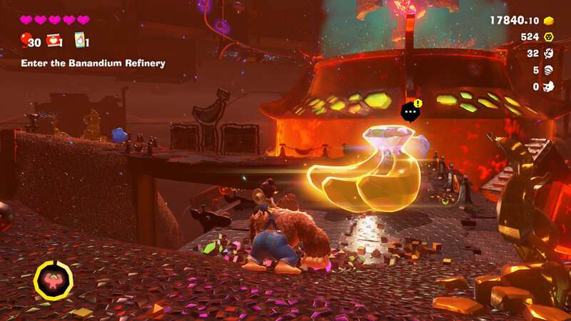 Donkey Kong Bananza: Tous les emplacements de la banane | Couche de canyon SL301