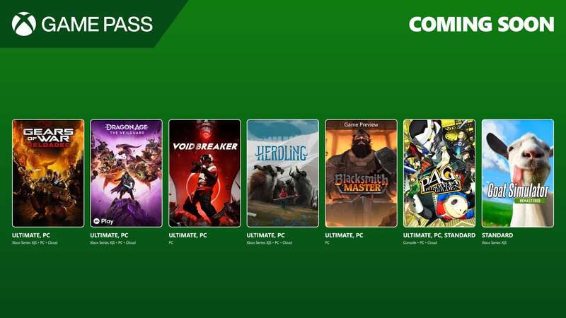 Xbox Game Pass a 7 jeux supplémentaires à venir ce mois-ci
