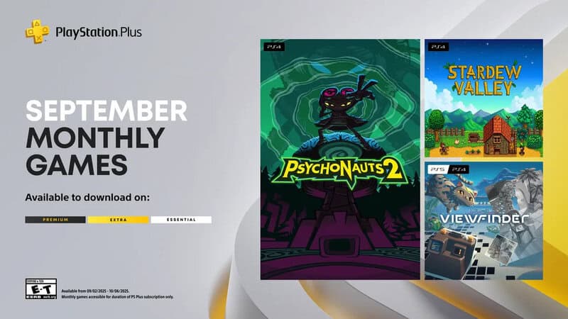 Les jeux mensuels PlayStation plus pour septembre 2025 ont révélé