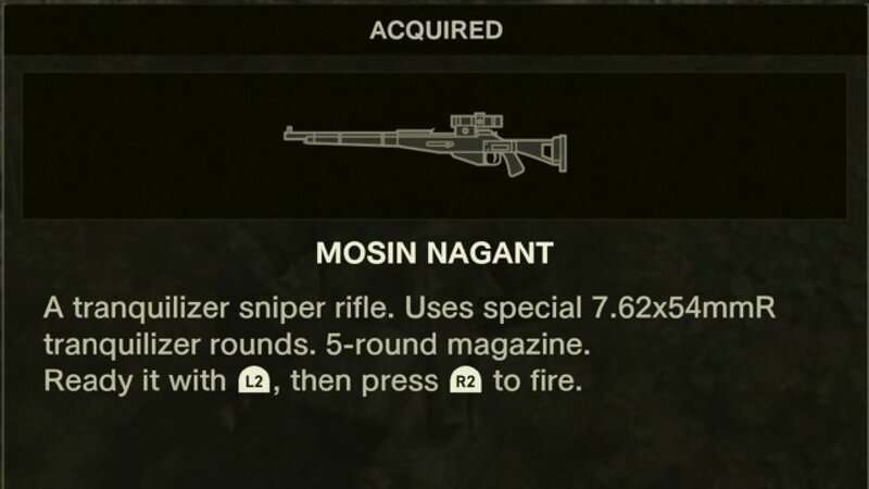 Metal Gear Solid Delta: Snake Eater - Comment obtenir le fusil de tireur d'élite Mosin Nagant