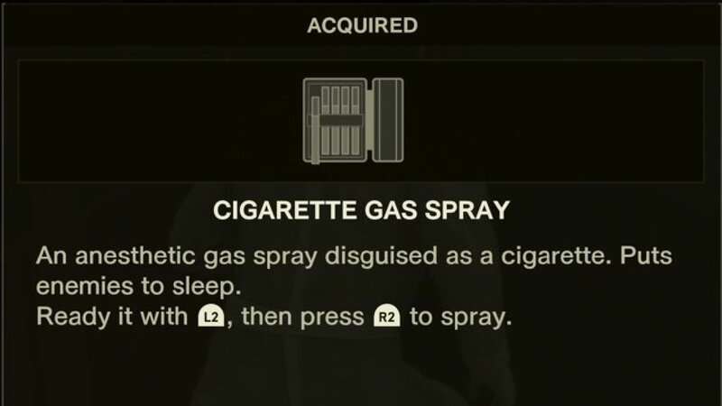 Metal Gear Solid Delta: Snake Eater - Tous les emplacements de pulvérisation à gaz de cigarette