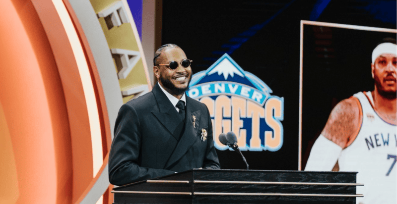 NBA 2K26 félicite la star de la couverture Carmelo Anthony pour son entrée au Basketball Hall of Fame