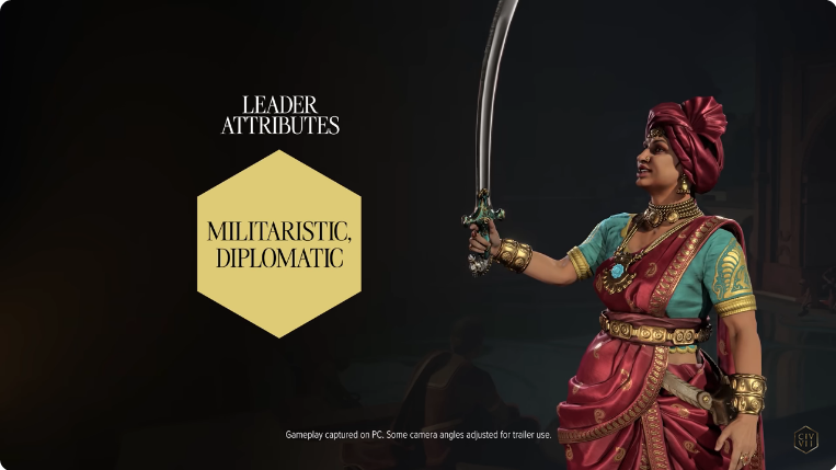 Le leader de la résistance indienne Rani Lakshmibai rejoint la civilisation VII