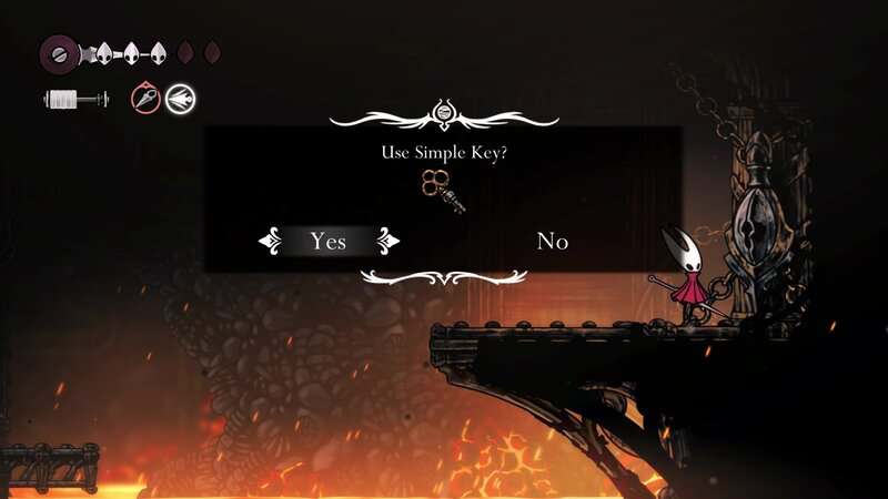 Hollow Knight: Silksong - à quoi sert la clé simple?