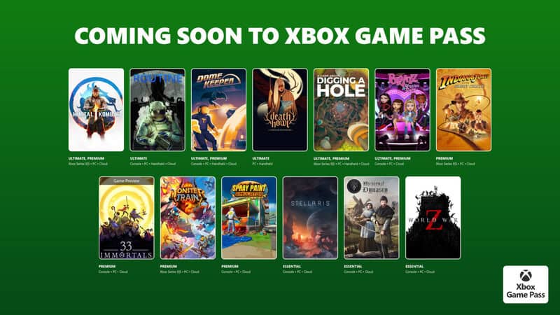 Xbox Game Pass confirme 13 jeux pour décembre